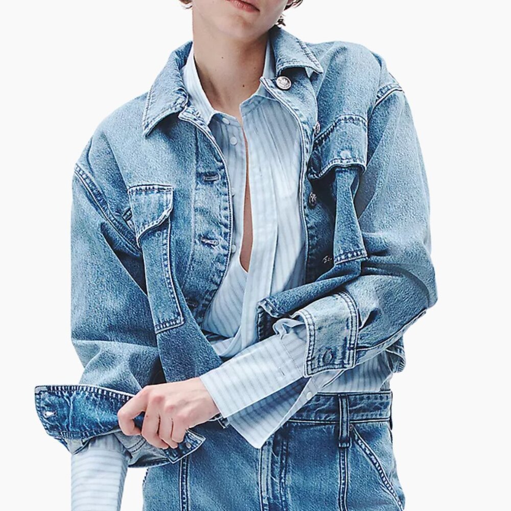 Rag & Bone Jaiden Denim Shirt Jacket XS
